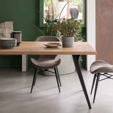 Elk fast rektangulært bord til stue og køkken | Kasa-butik