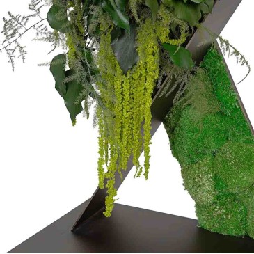 Linfadecor møbeltilbehør med stabiliserede planter | kasa-store