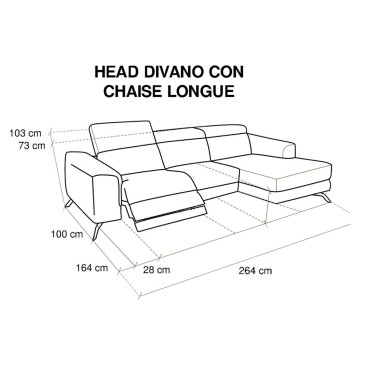 Essofà Head sofa with...