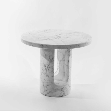 Mesa de centro Covo U-Turn em mármore de Carrara | kasa-store