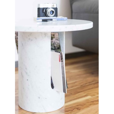 Covo U-Turn tavolino in marmo di Carrara | kasa-store