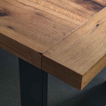Dalia udtrækbart rektangulært bord til stue | Kasa-butik