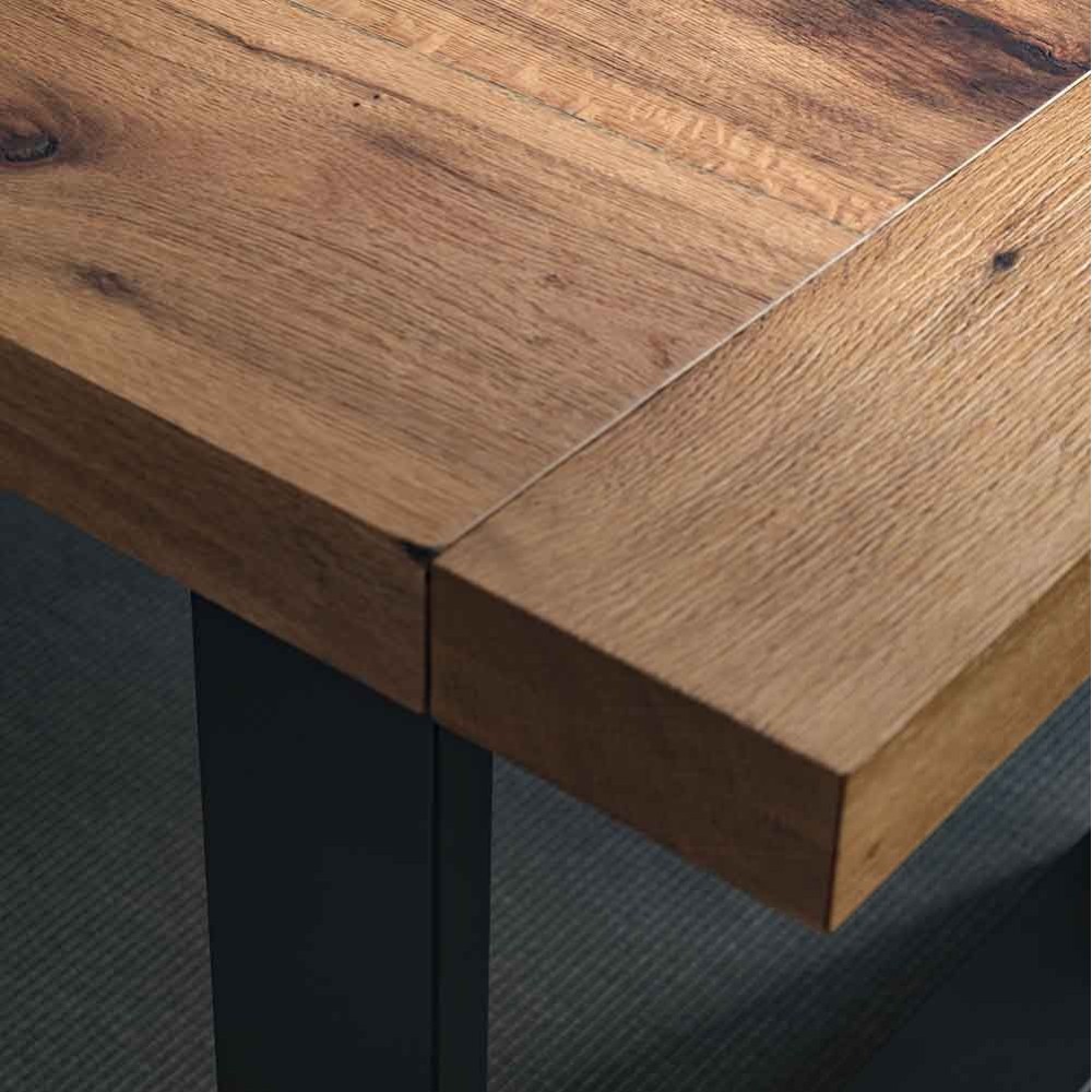 Dalia udtrækbart rektangulært bord til stue | Kasa-butik