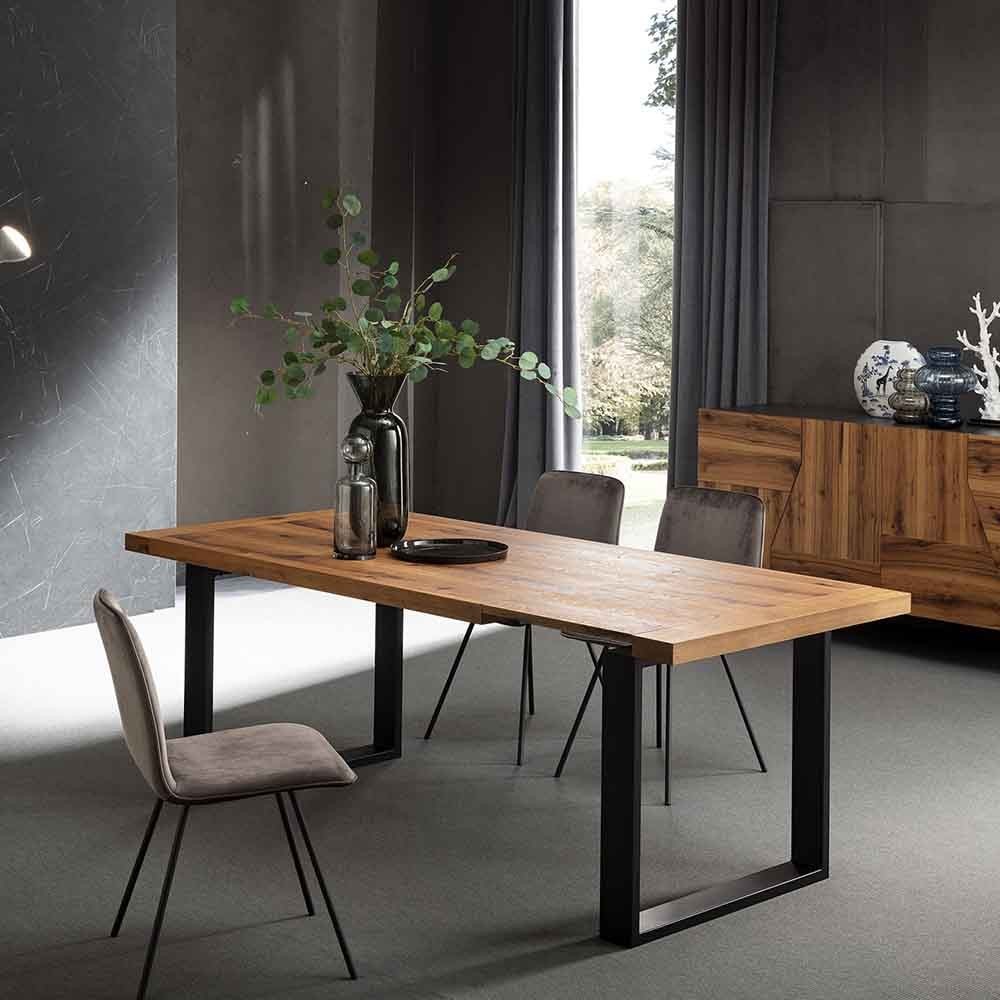 Table rectangulaire extensible Dalia pour salon | Kasa-magasin