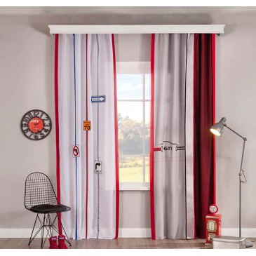 Racer biclass curtain for children's bedroom | kasa-store