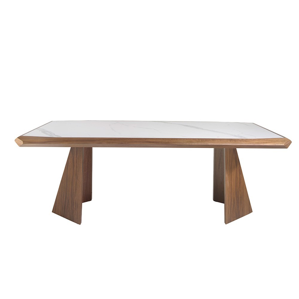 Angel Cerdà rektangulært bord i massivt træ | kasa-store