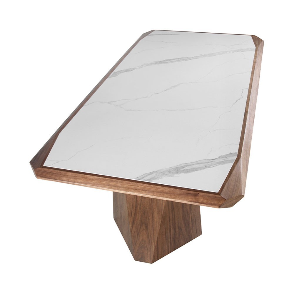Angel Cerdà rechthoekige tafel in massief hout | kasa-store
