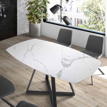 Angel Cerdà extendable table with swivel mechanism | kasa-store