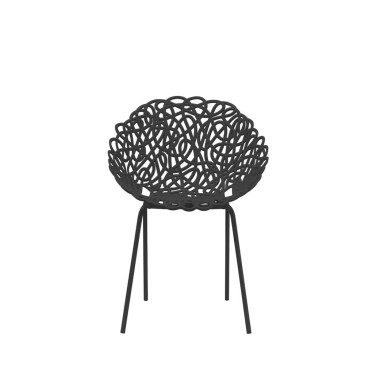 Σετ με δύο καρέκλες από πολυπροπυλένιο Qeeboo Bacana | kasa-store