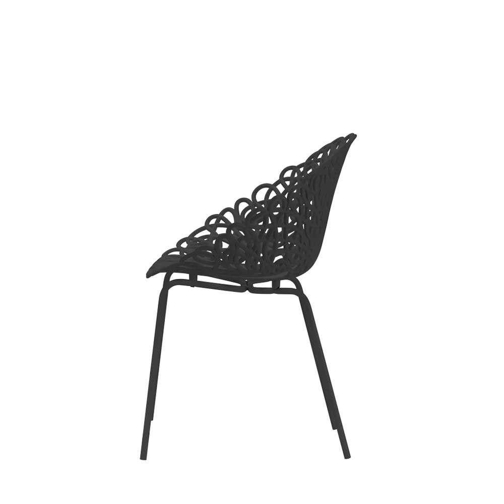 Qeeboo Bacana conjunto de dos sillas de polipropileno | kasa-store
