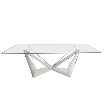 Table en verre design Angel Cerdà pour salon ou cuisine | kasa-store