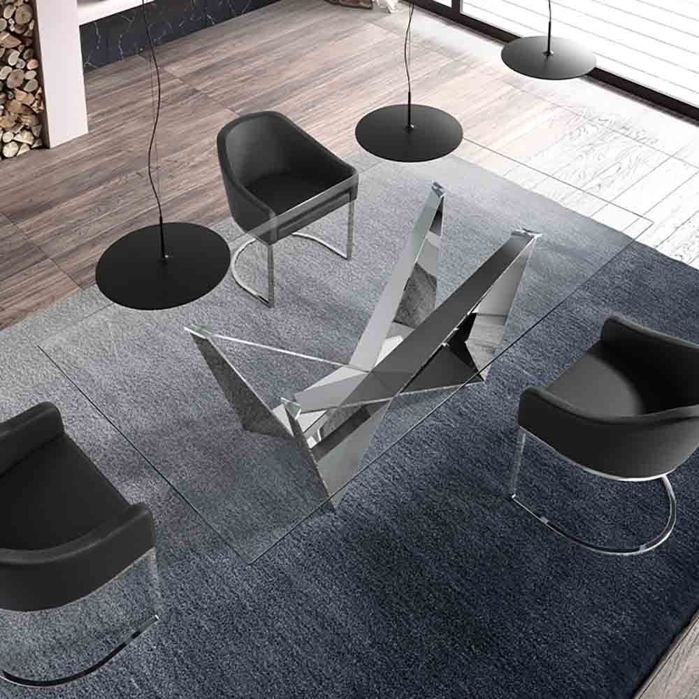 Angel Cerdà glazen designtafel voor woonkamer of keuken | kasa-store