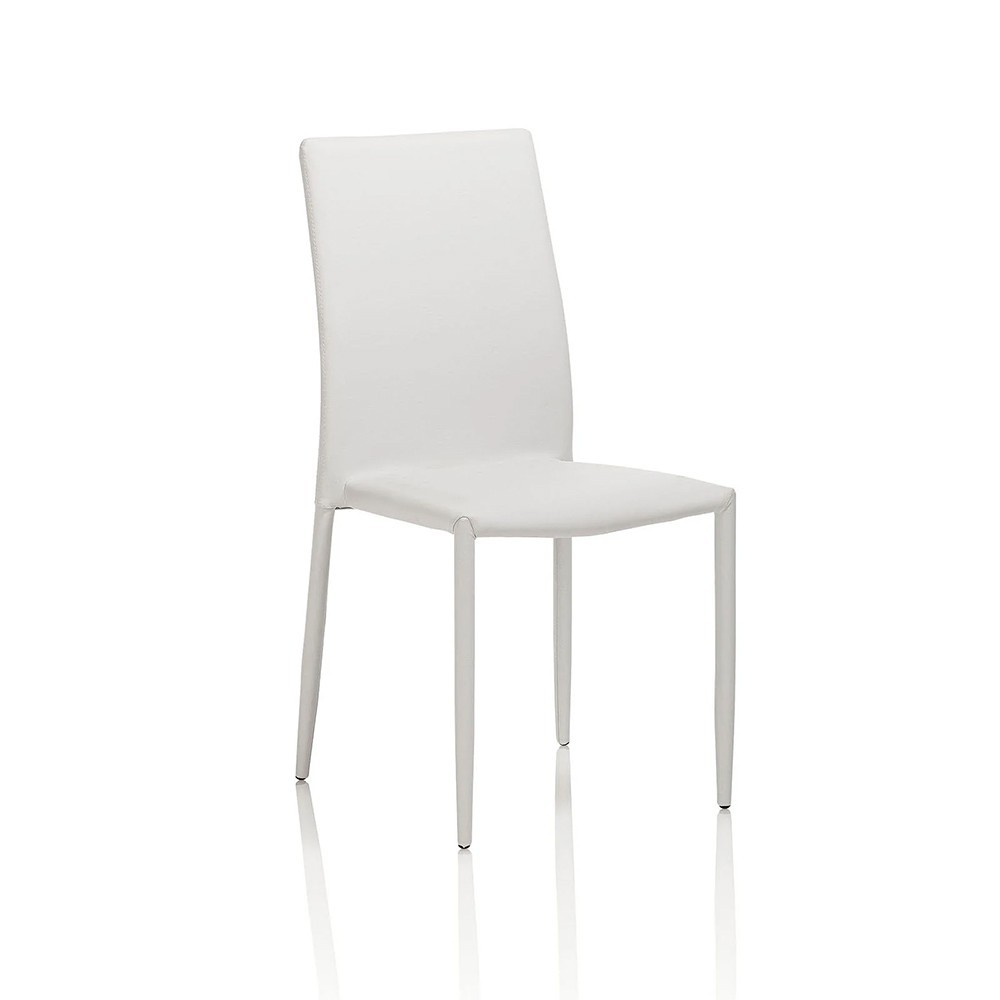 Καρέκλα επενδυμένη με απομίμηση δέρματος κατάλληλη για σαλόνι ή κουζίνα | kasa-store