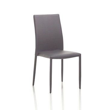 Stuhl mit Kunstlederbezug, geeignet für Wohnzimmer oder Küche | kasa-store
