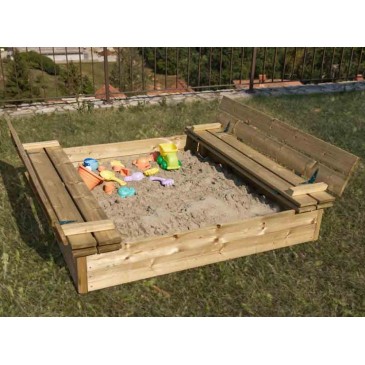 Smart garden sandbox by Losa Legnami | kasa-store