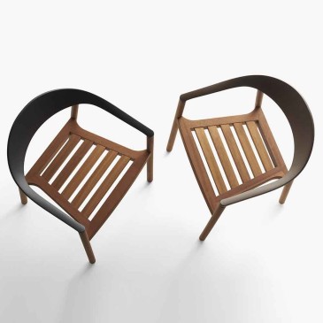 Plank Monza -tuoli käsinojilla ulkokäyttöön | kasa-store