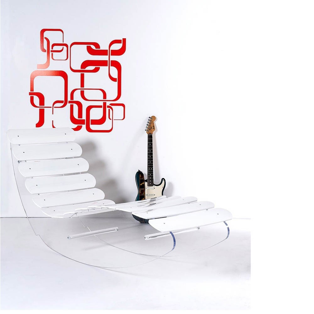 Weiße Seagull-Chaiselongue von Iplex Design | Kasa-Laden