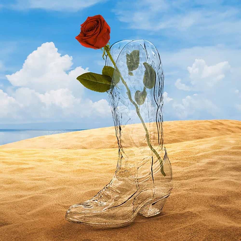Crystalbootie by Seletti the boot-shaped glass vase | kasa-store