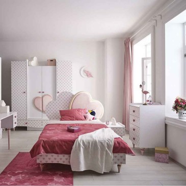 Love een- of queensize bed voor meisjes | kasa-store