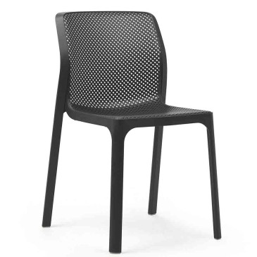 Nardi Bit Juego de 6 sillas de exterior en polipropileno en varios acabados.