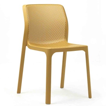 Nardi Bit set of 6 outdoor chairs in polypropylene in various finishes