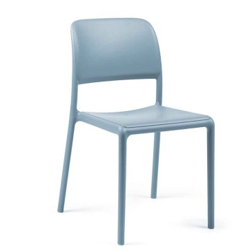 Nardi Riva bistrot lot de 6 chaises d'extérieur empilables en polypropylène
