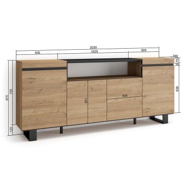 Sideboard ideal für das Wohnzimmer von Skraut Home | Kasa-Laden