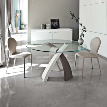 Table en verre design Tonin Casa Eliseo | kasa-store