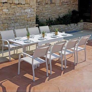 Καρέκλα κήπου Viareggio από αλουμίνιο και ύφασμα | kasa-store