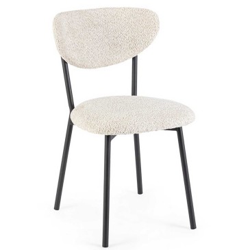 Ludmilla padded chair by Bizzotto | Kasa-store