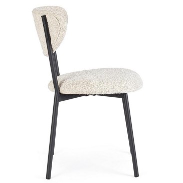 Ludmilla padded chair by Bizzotto | Kasa-store
