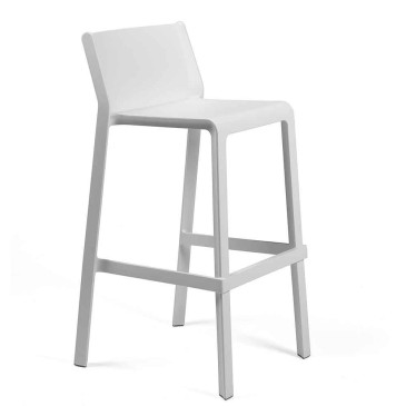 Nardi Trill set of 4 monobloc stools in polypropylene for outdoor use