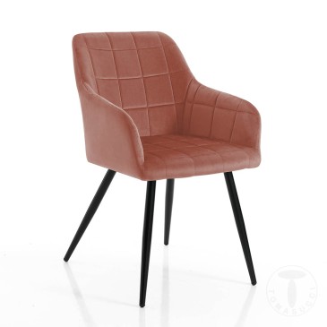 Sæt med 2 Denver Pink stole fra Tomasucci | Kasa-butik
