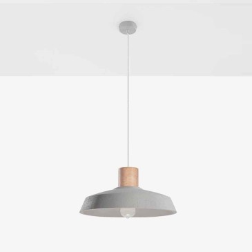 Afra pendant lamp by Sollux with concrete lampshade