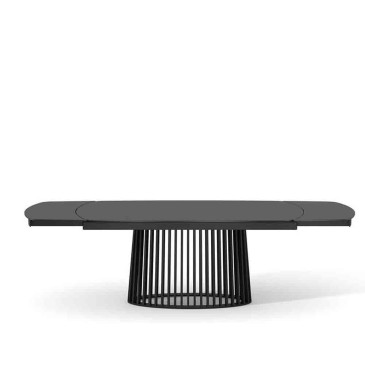 Miami extendable table with ceramic top