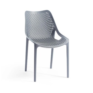 Set 4 sedie Braga realizzata in polipropilene adatte per il tuo giardino
