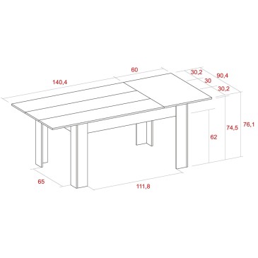 Ausziehbarer Tisch von Skraut Home | Kasa-Laden