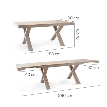 Xilon uitschuifbare tafel voor uw woonkamer