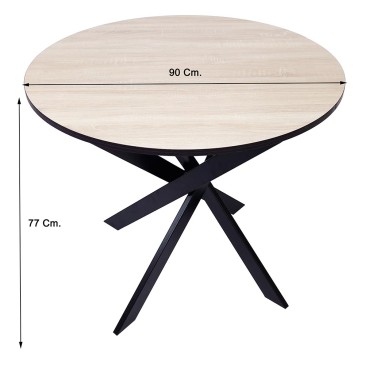Fixed round table by Skraut Home | Kasa-store