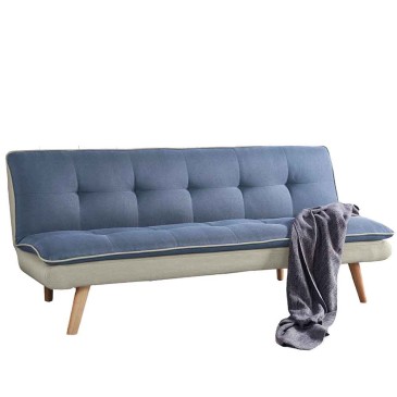 Muffin three-seater sofa bed in various finishes