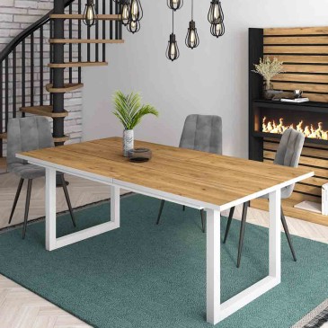 Billig og designer køkkenbord i træ | kasa-store