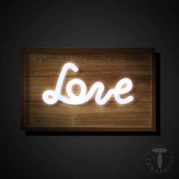 Tomasucci Love battery-powered light panel for living rooms or rooms