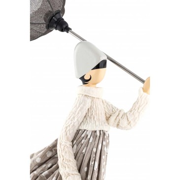 Carmela lampa från Skitso i form av en kvinna med ett paraply