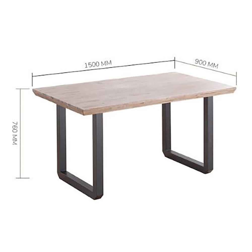 Industrial style Rome dining table
