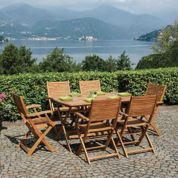 Klappbarer Outdoor-Tisch für Gartenmöbel geeignet | kasa-store