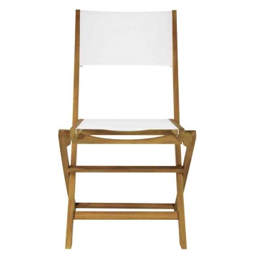 Πτυσσόμενη καρέκλα Venturina από ξύλο ακακίας