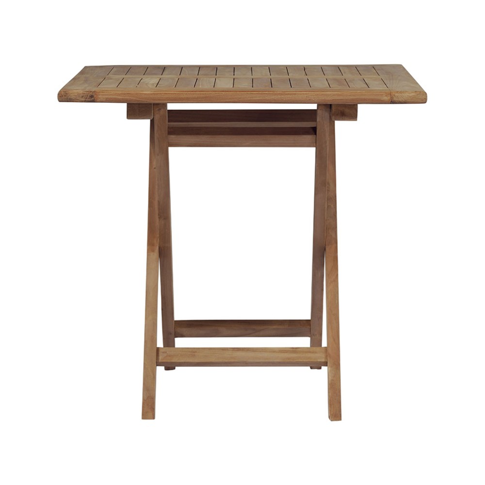 Πτυσσόμενο τραπέζι Vulcano από ξύλο τικ
