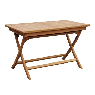 Mesa plegable Lipari en madera de teca.
