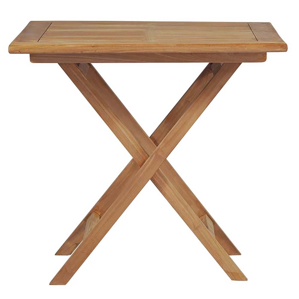 Lipari folding table in teak wood