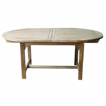 Mesa extensible Alicudi en madera de teca.